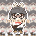 Luxury Outfit Labubu Vinyl Sticker