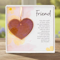 Friend Keepsake Gift – Handmade Stained Glass Heart
