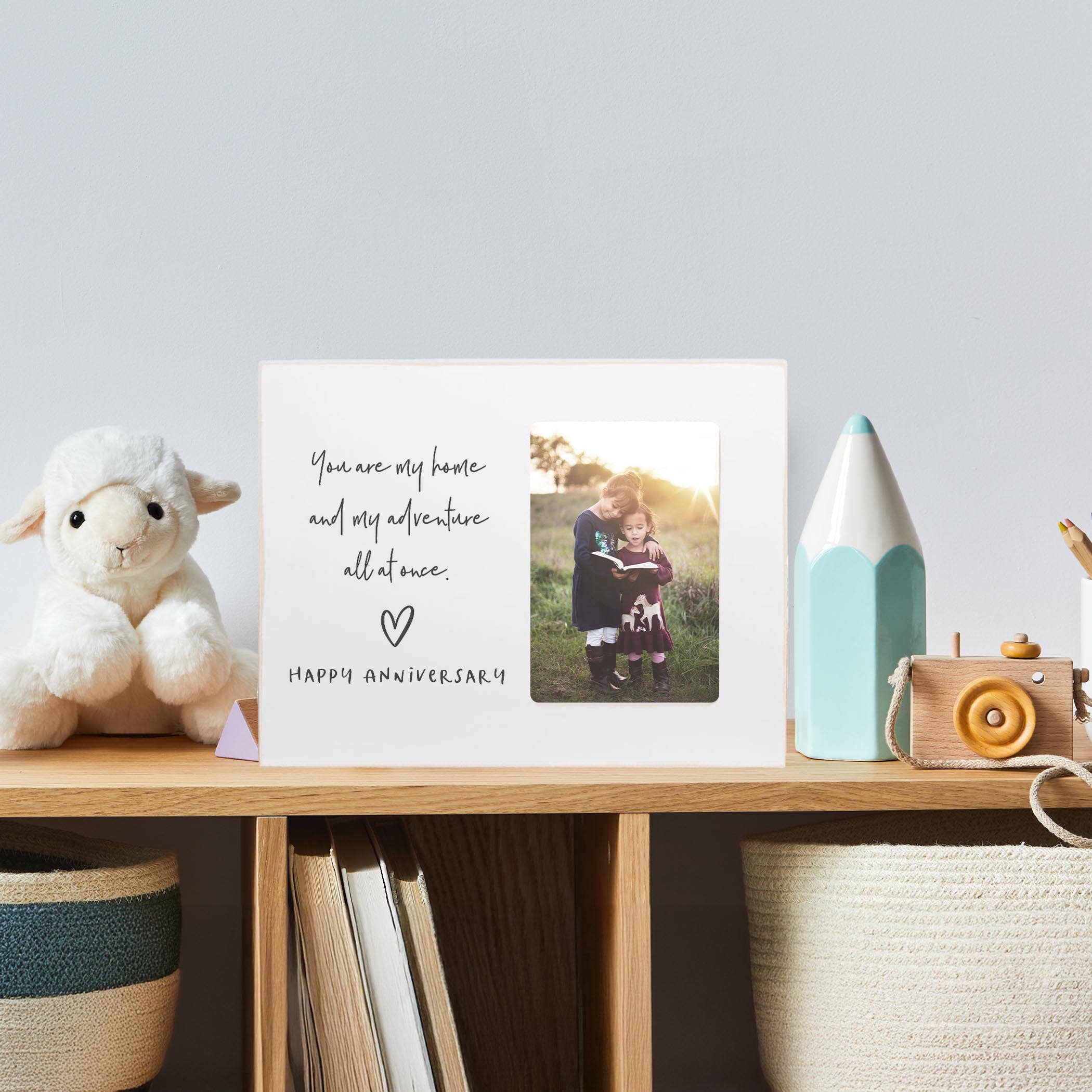 You Are My Home Anniversary Frame