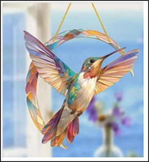 Hummingbird Acrylic Suncatcher