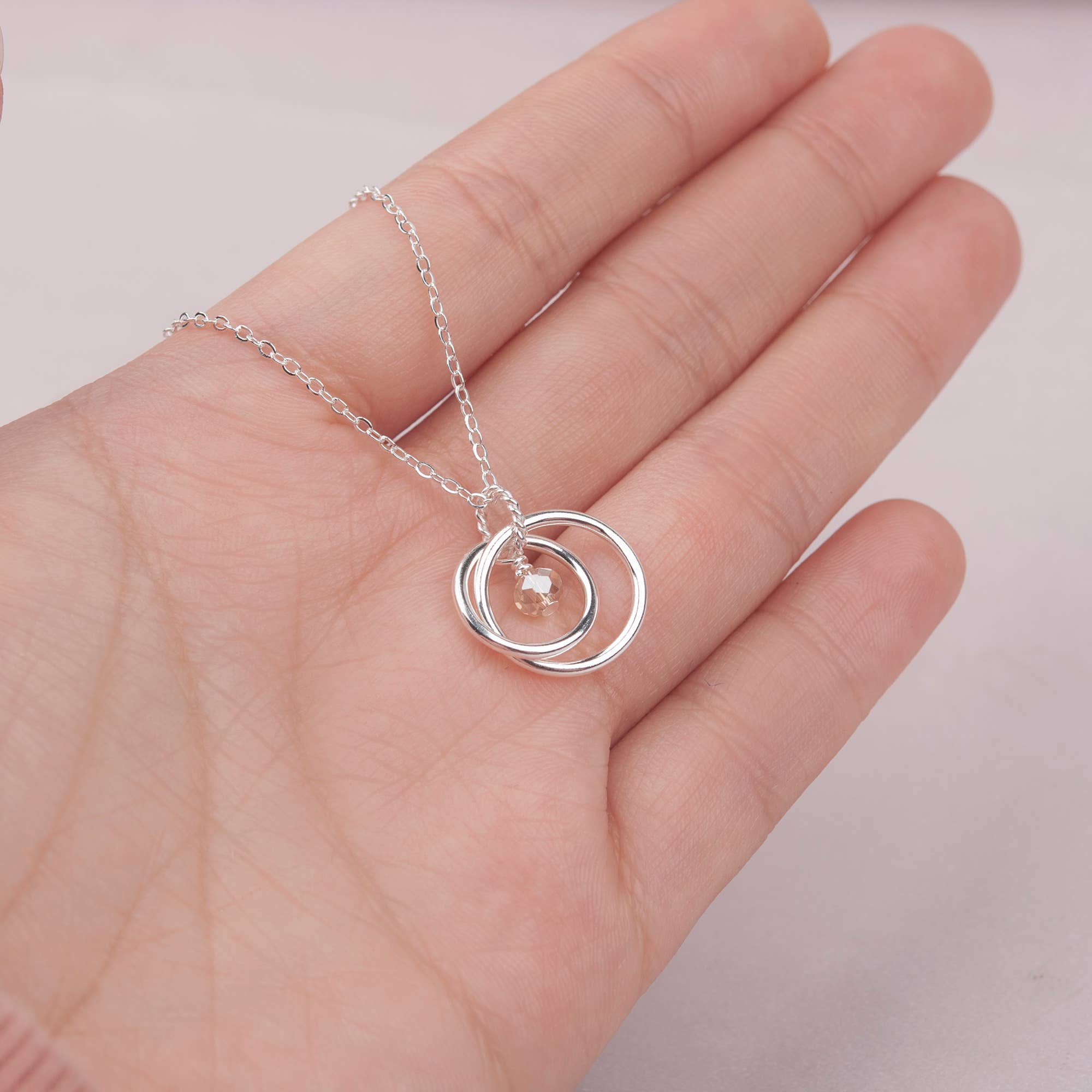 Happy 21st Birthday! Sterling Silver Necklace