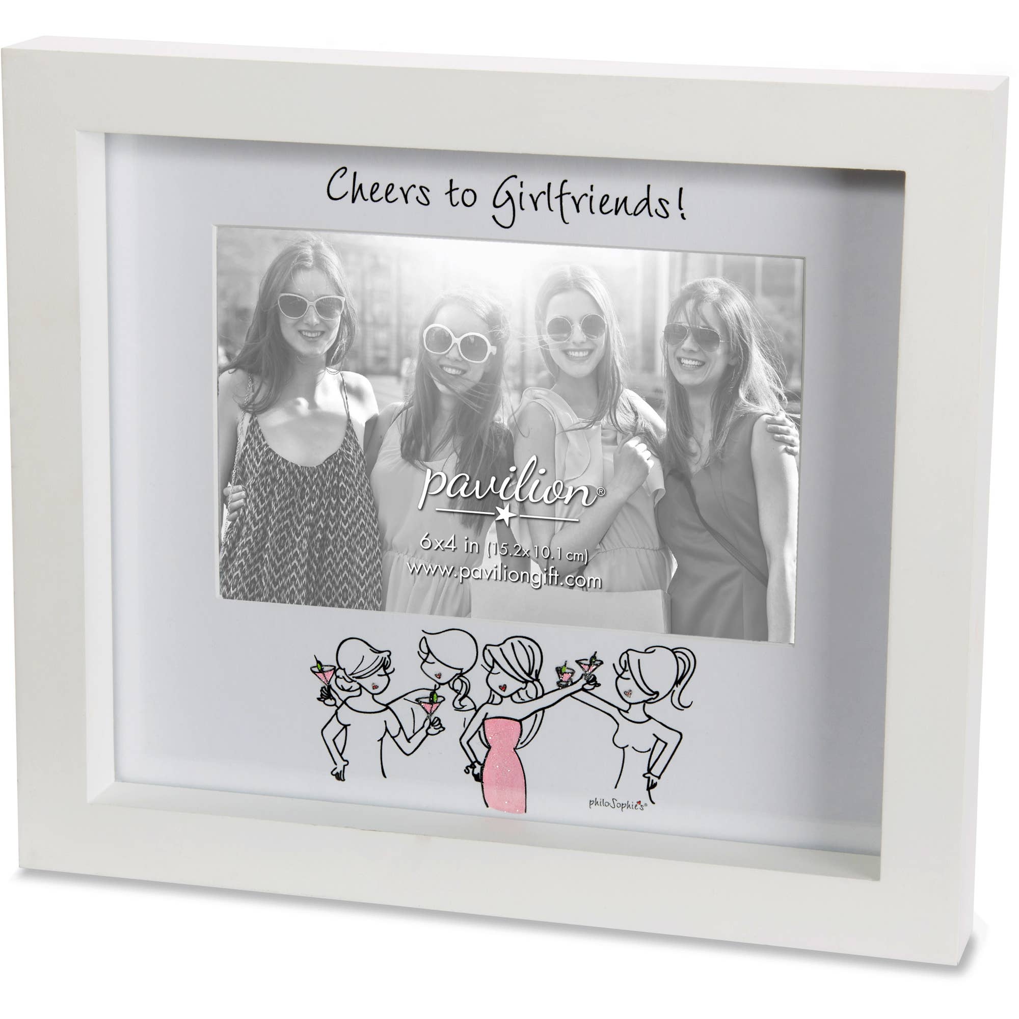 Cheers To Girlfriends Frame
