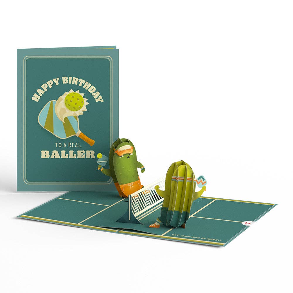 Pickleball Birthday Baller Lovepop Card