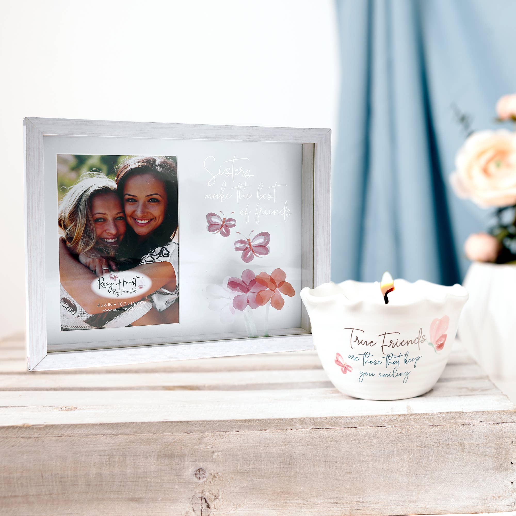 Sisters Make The Best Of Friends Shadowbox Frame