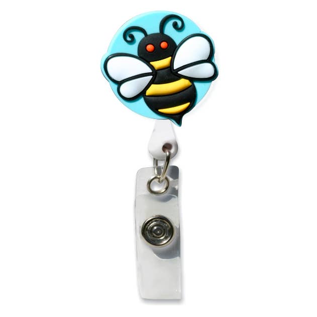 Bee Rubber Badge Holder
