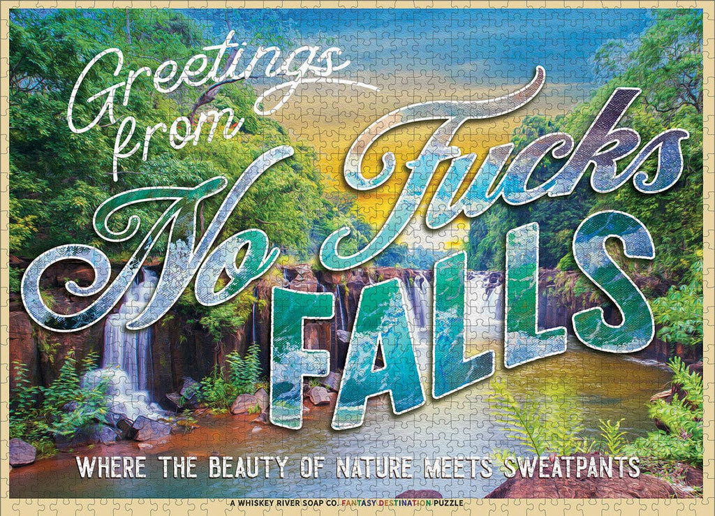 Greetings from No Fucks Falls Puzzle