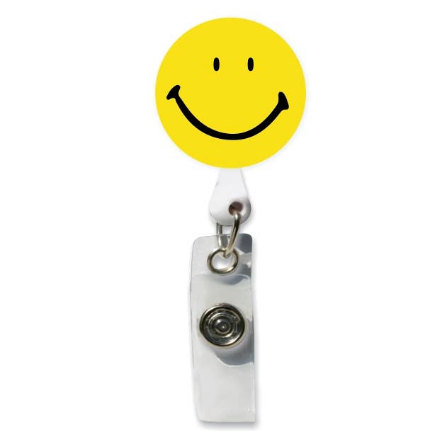 Smiley Badge Holder