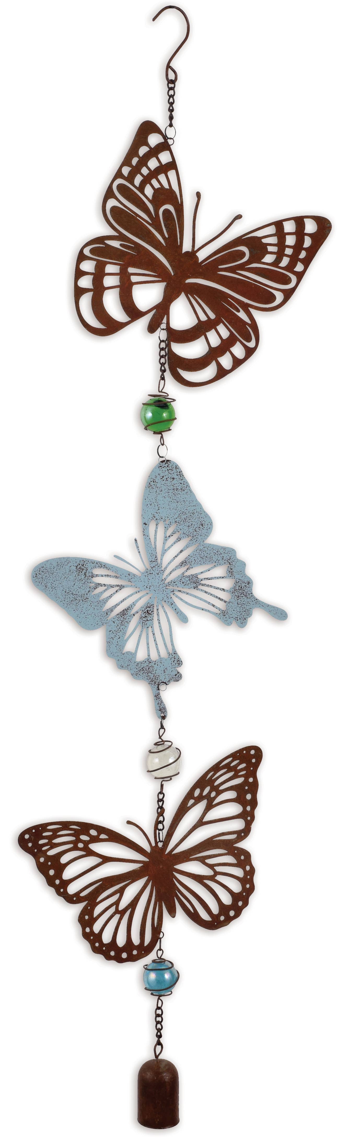 Hanging Butterfly Trio Garden Decor