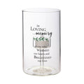 Glass Memorial Tea Light Holder