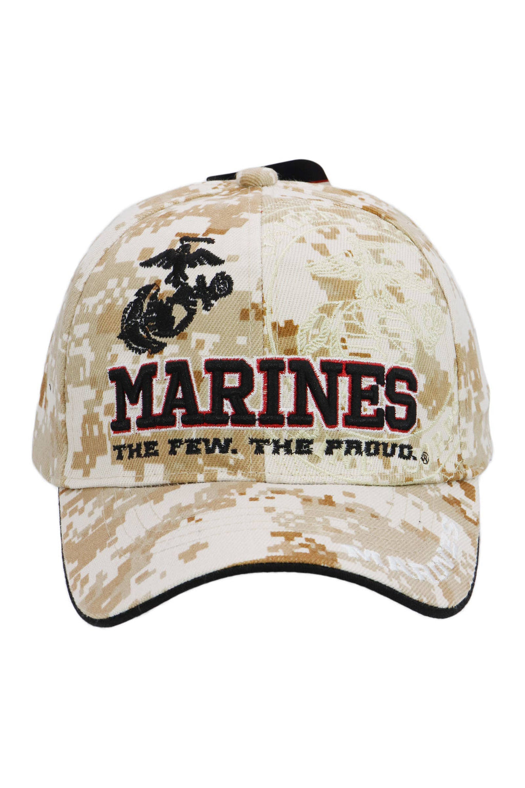 U.S. Marine Corps Logo Licensed Baseball Cap: DESERT DIGITAL CAMO / ONE SIZE
