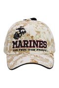 U.S. Marine Corps Logo Licensed Baseball Cap: DESERT DIGITAL CAMO / ONE SIZE