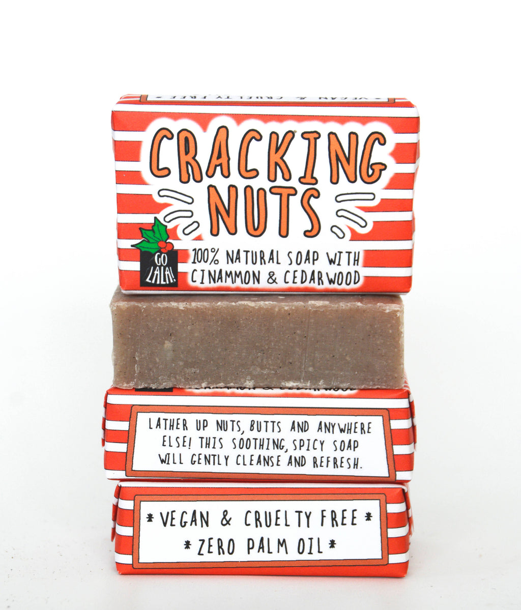 Cracking Nuts Christmas Soap Bar