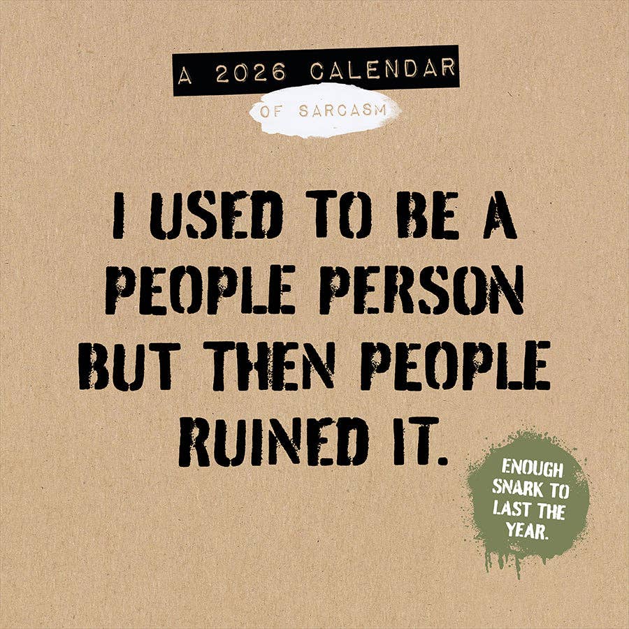 Anti-Affirmations 2026 Wall Calendar