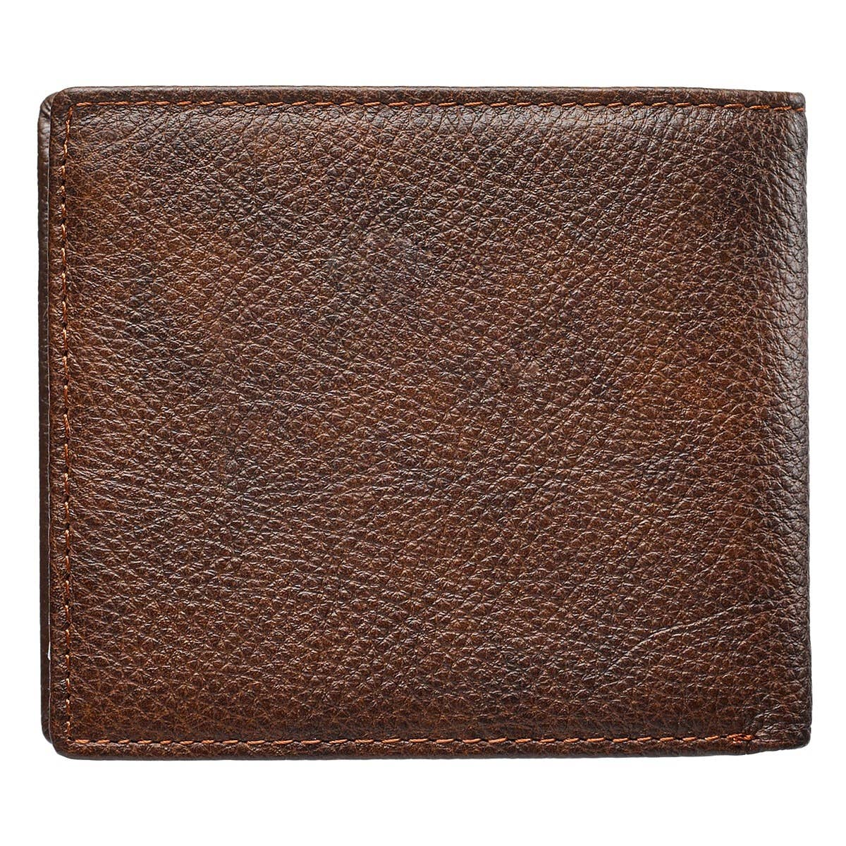 Be Strong & Courageous Badge Leather Wallet
