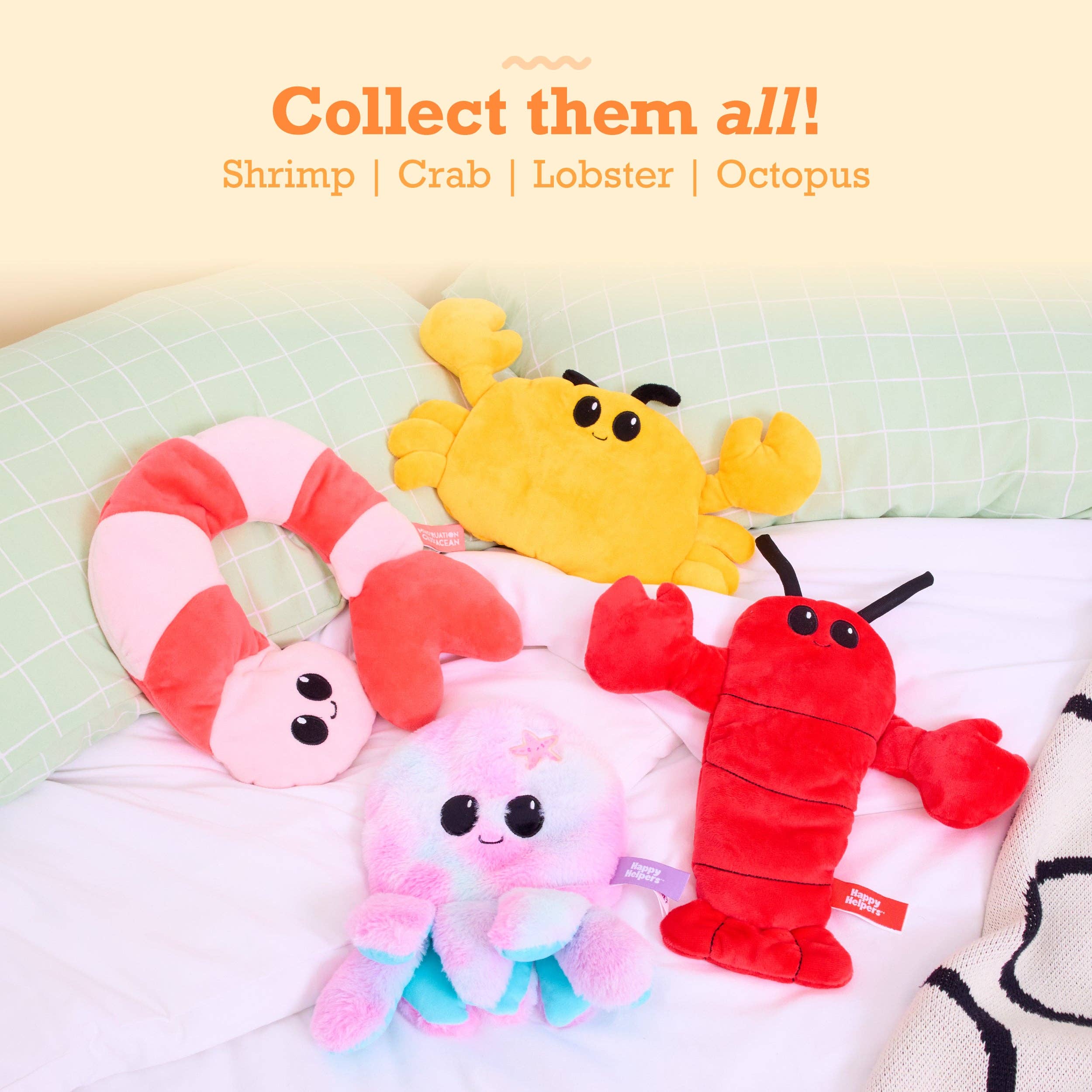 Menstruation Crustacean Crab- Microwaveable Heating Pad