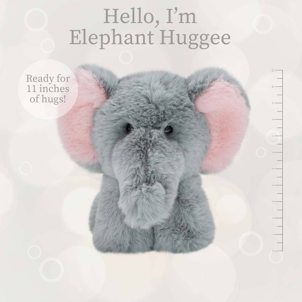 Grey Baby Elephant Plush Toy