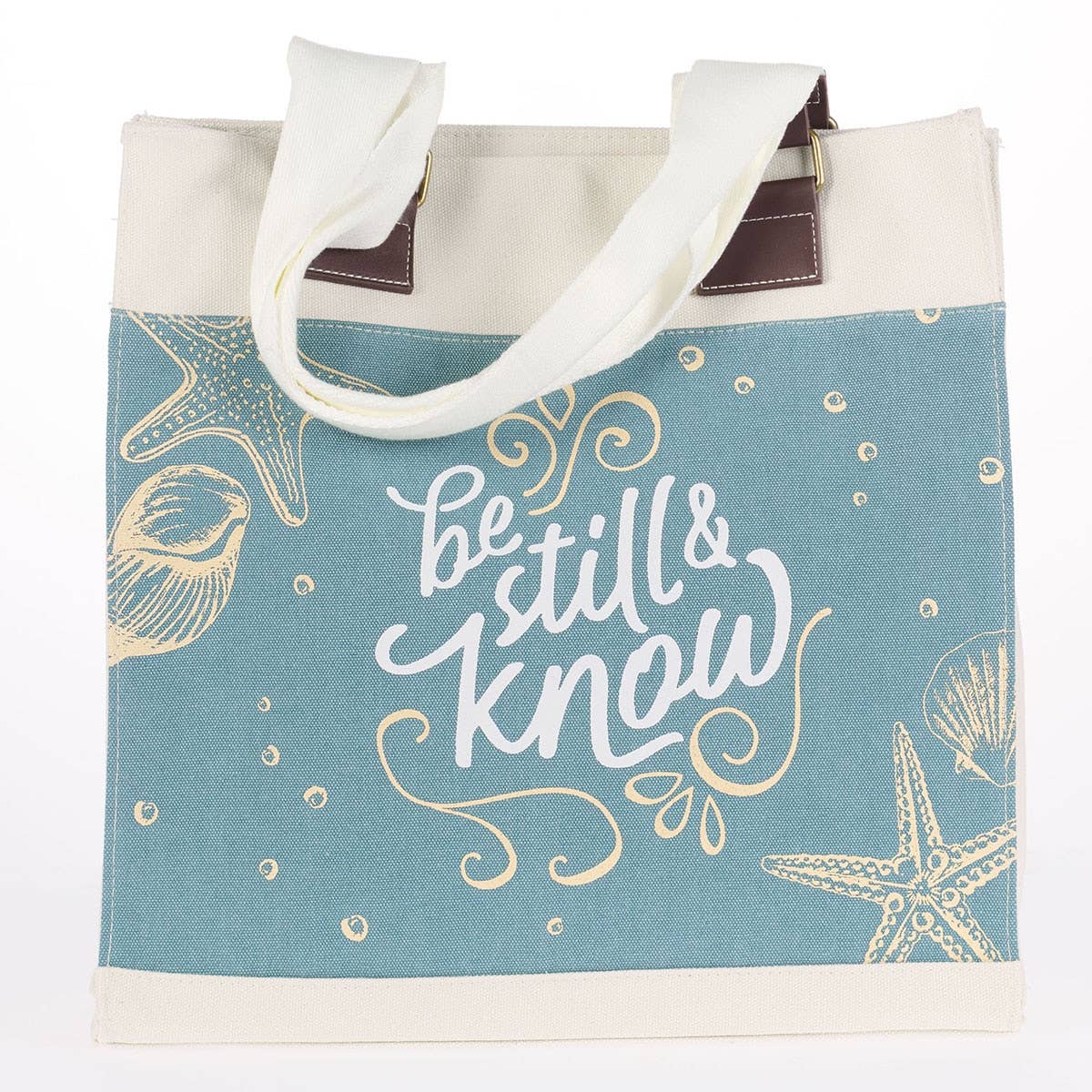 Be Still & Know Canvas Tote