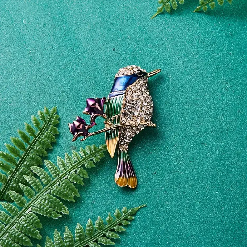 Elegant Brooch Owls