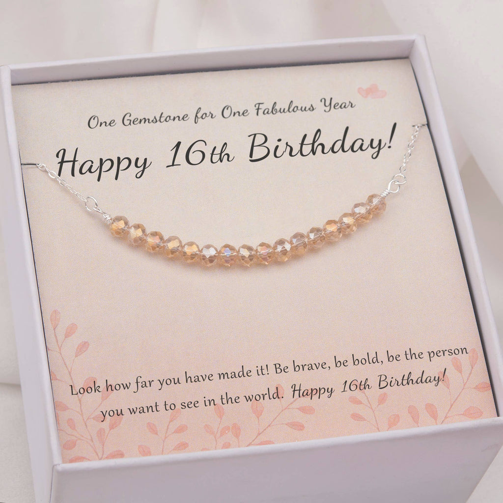 Happy 16th Birthday Necklace