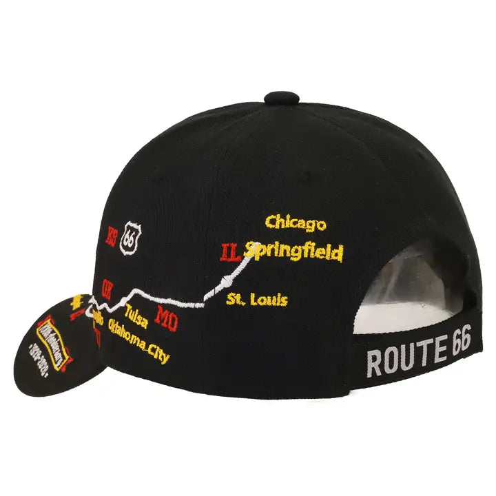 Route 66 Tonal Road Map 100th Anniversary Cap