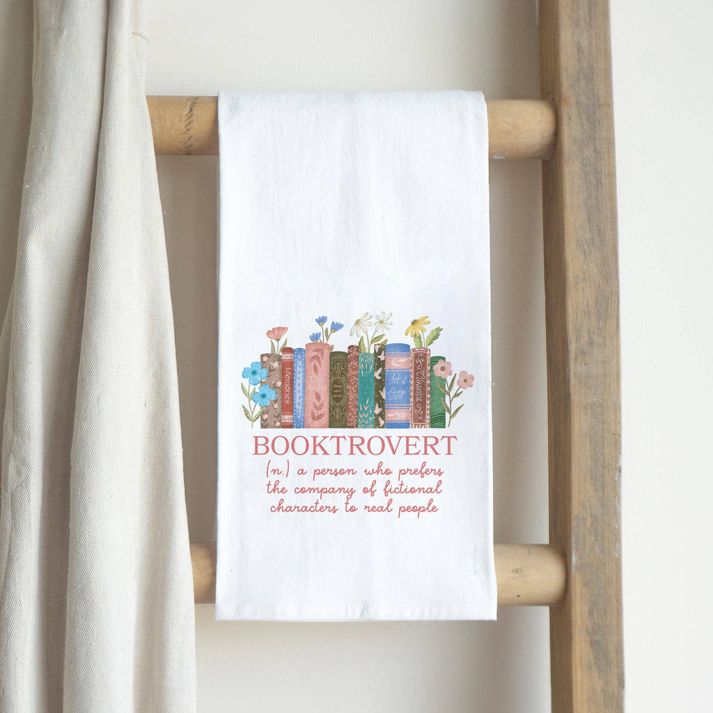 Booktrovert Definition Tea Towel