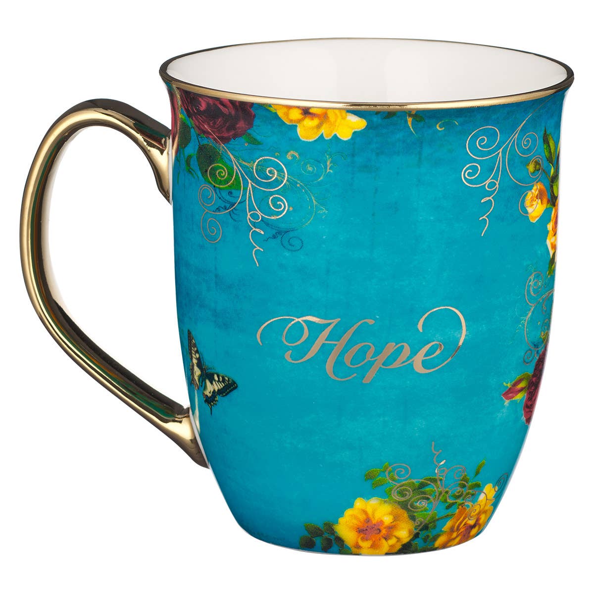 Hope Butterfly Ceramic Coffee Mug