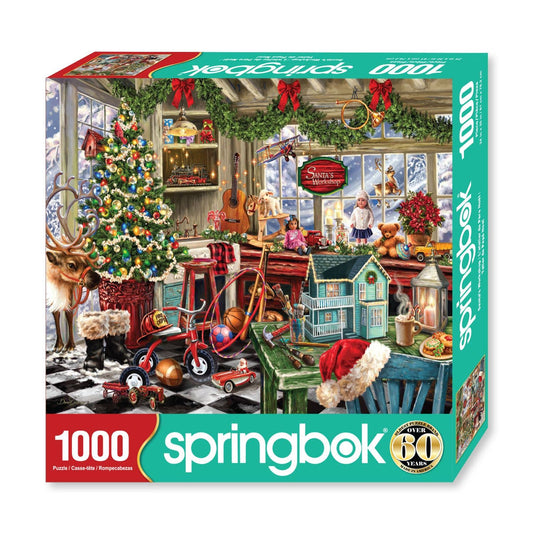 Santa's Workshop 1000 Piece Jigsaw Puzzle