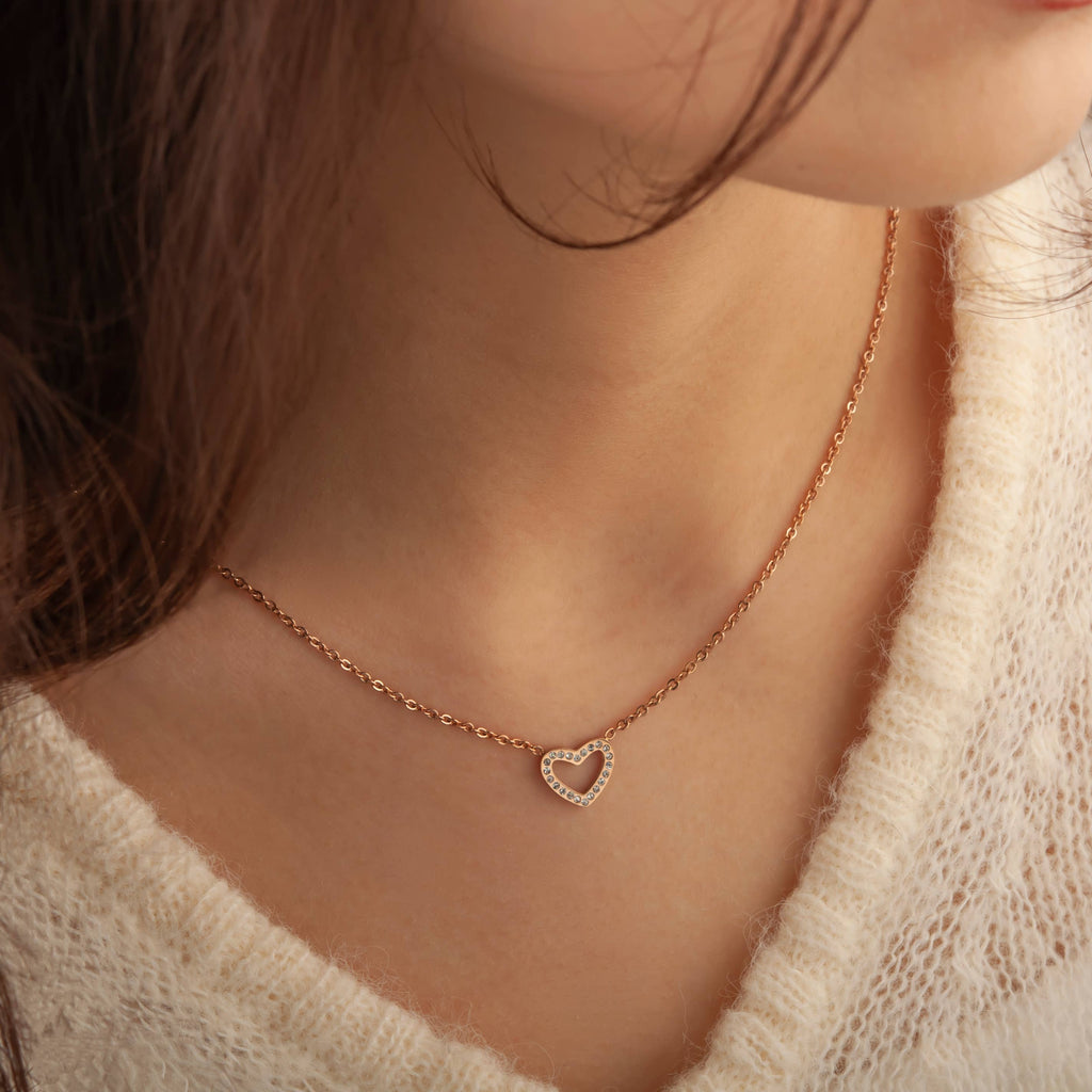 Happy 18th Birthday Heart Necklace/ Silver