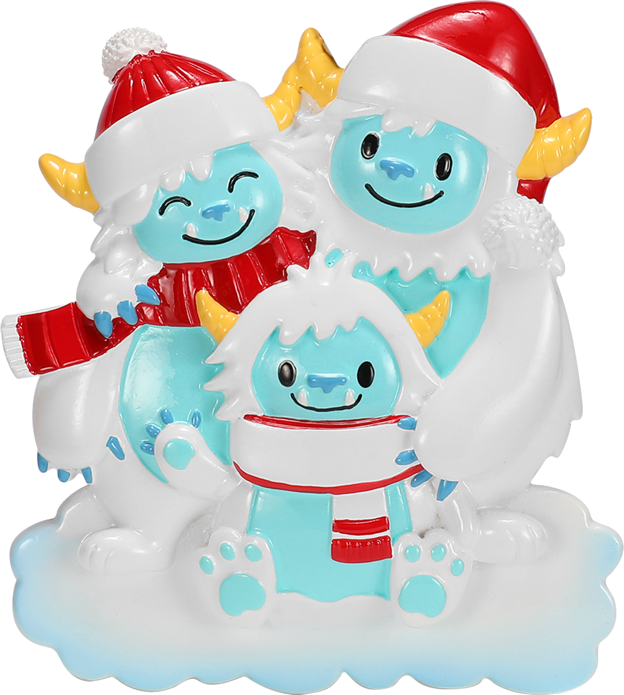 Yeti Family Personalized Ornament