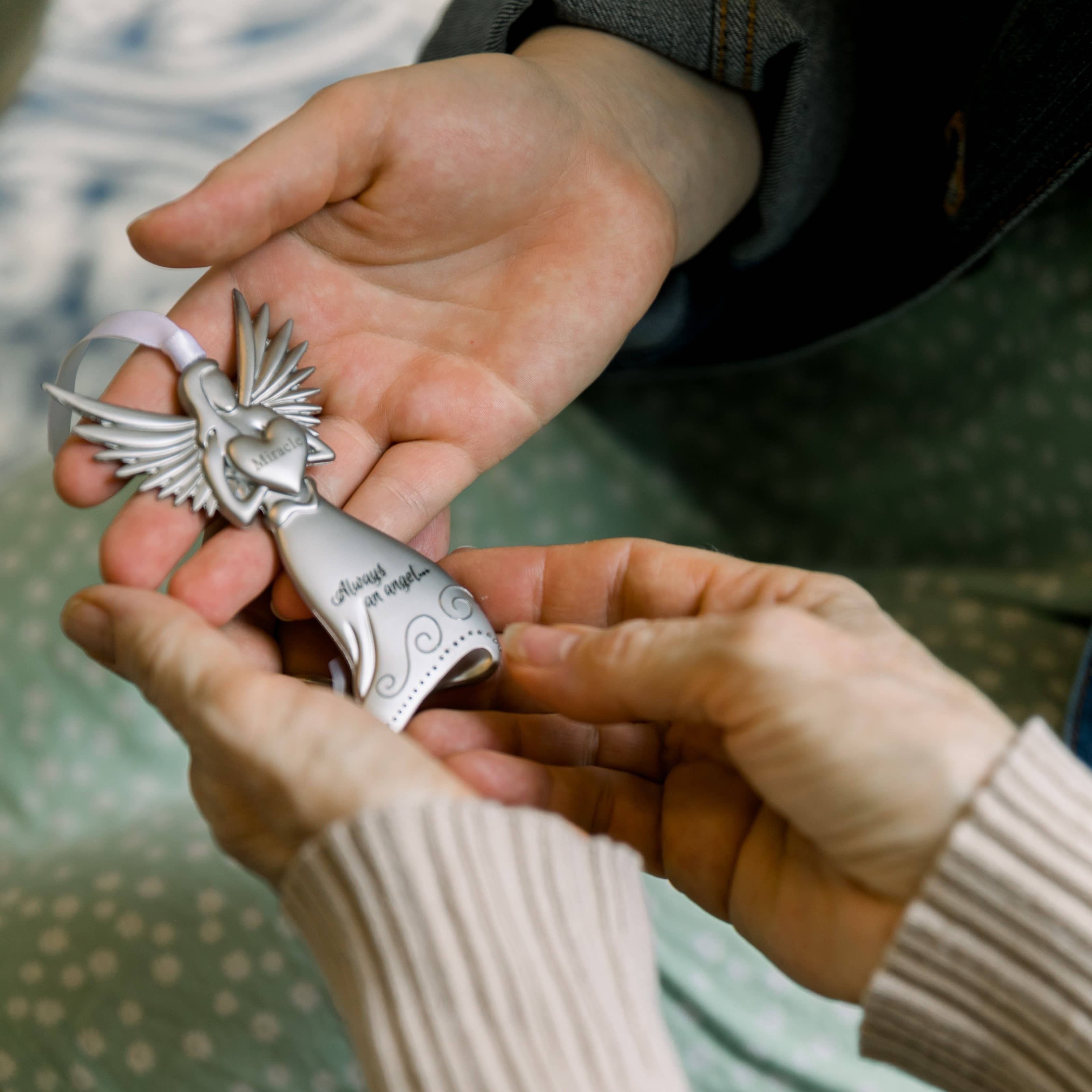 Baby Boy Gift Keepsake Angel Ornament