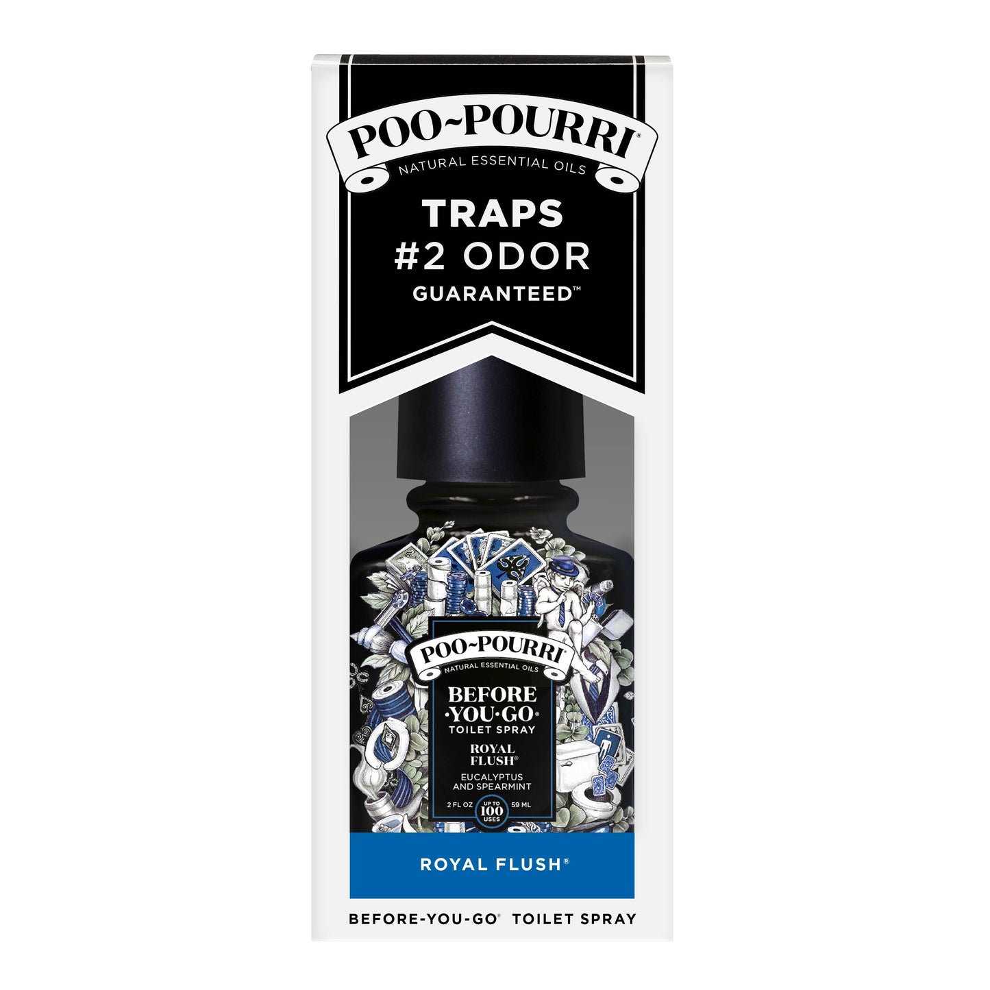 Royal Flush Toilet Spray 2oz: Eucalyptus + Spearmint