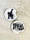 Harry Styles Disco Ball 2 Car Coasters