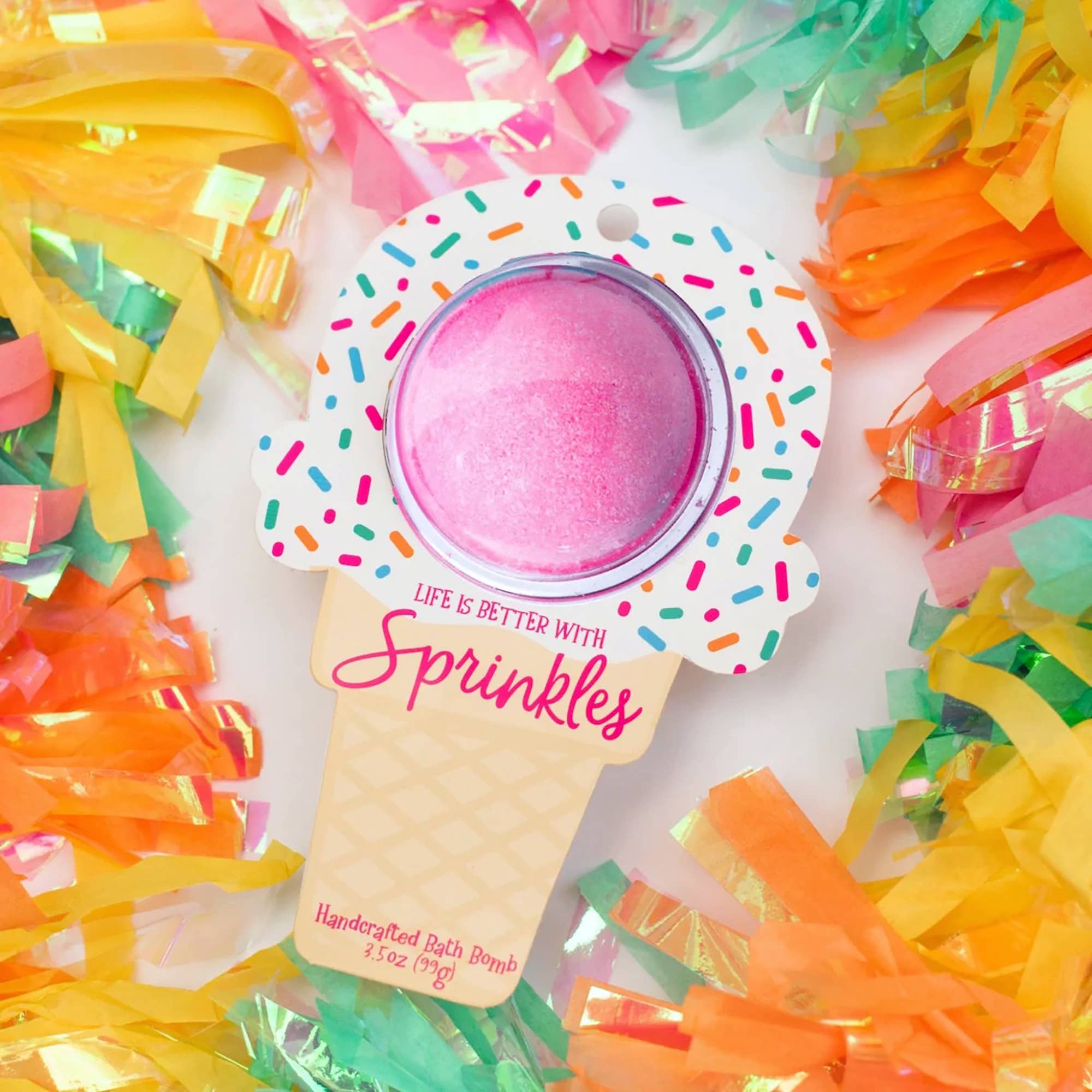 Life is Better with Sprinkles Clamshell Bath Bomb