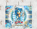 Fast Blue Hedgehog Video Game Tumbler