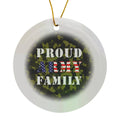 Proud ARMY family. American flag, Ornament