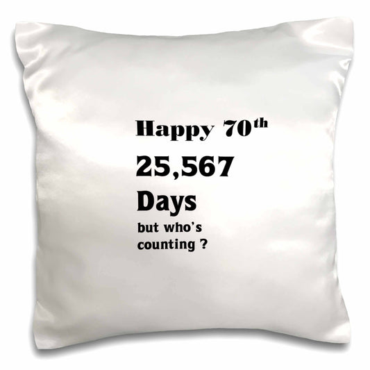 70th Birthday Or Anniversary, Pillow Case