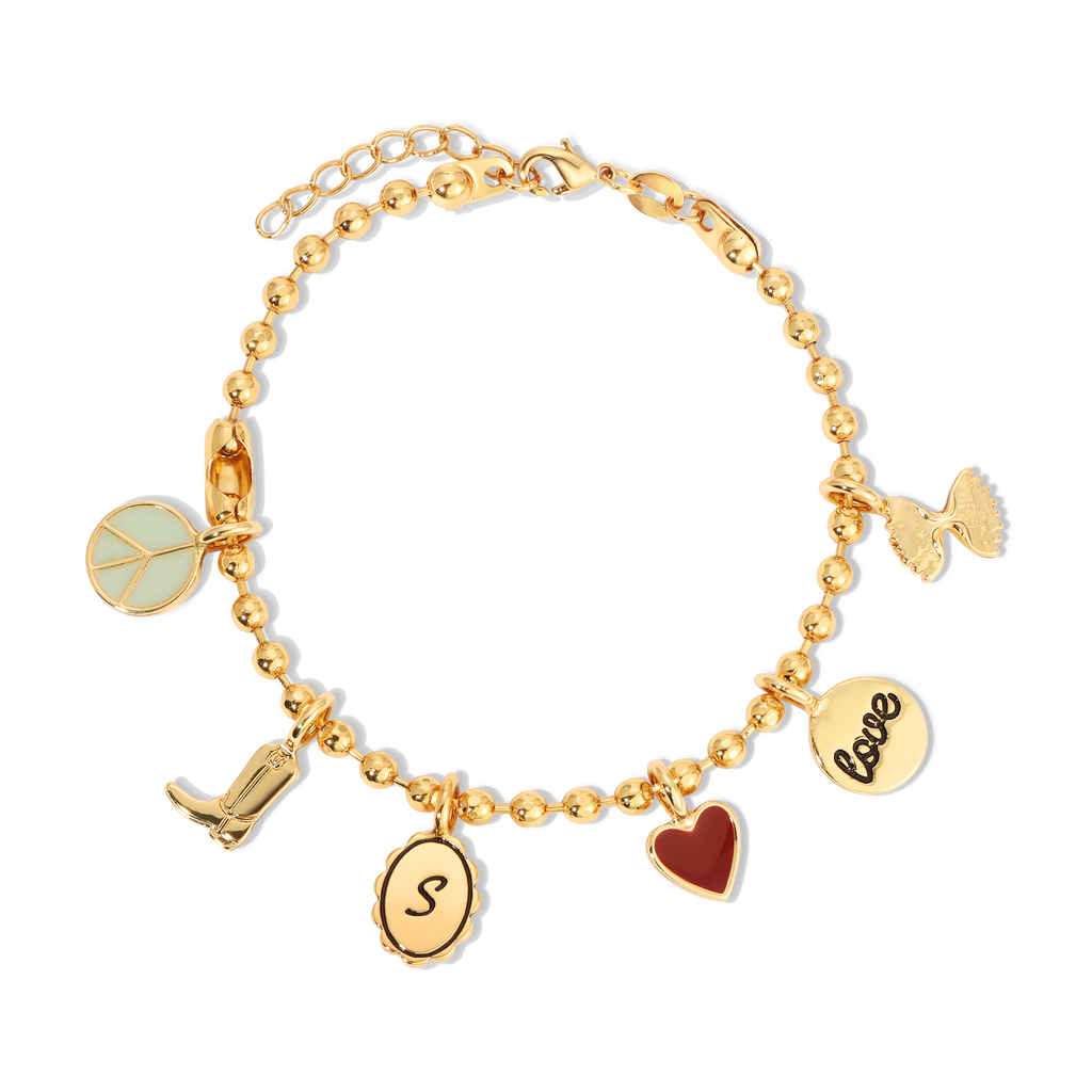Charm Garden Gold Bracelet Chain