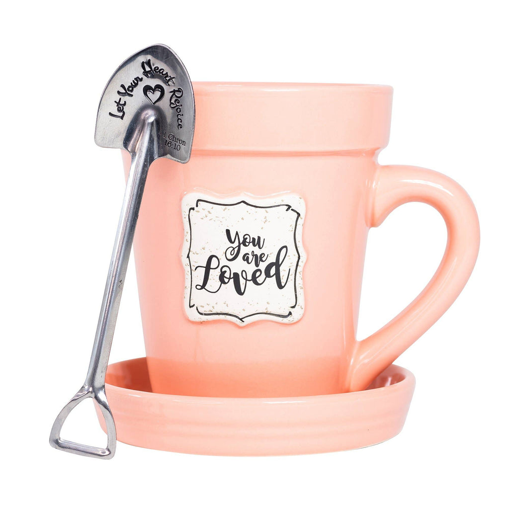 You Are Loved Flower Pot Mug