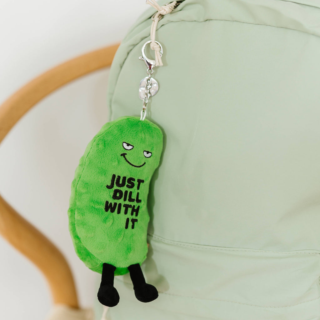 Just Dill with It Funny Plush Bag Charm