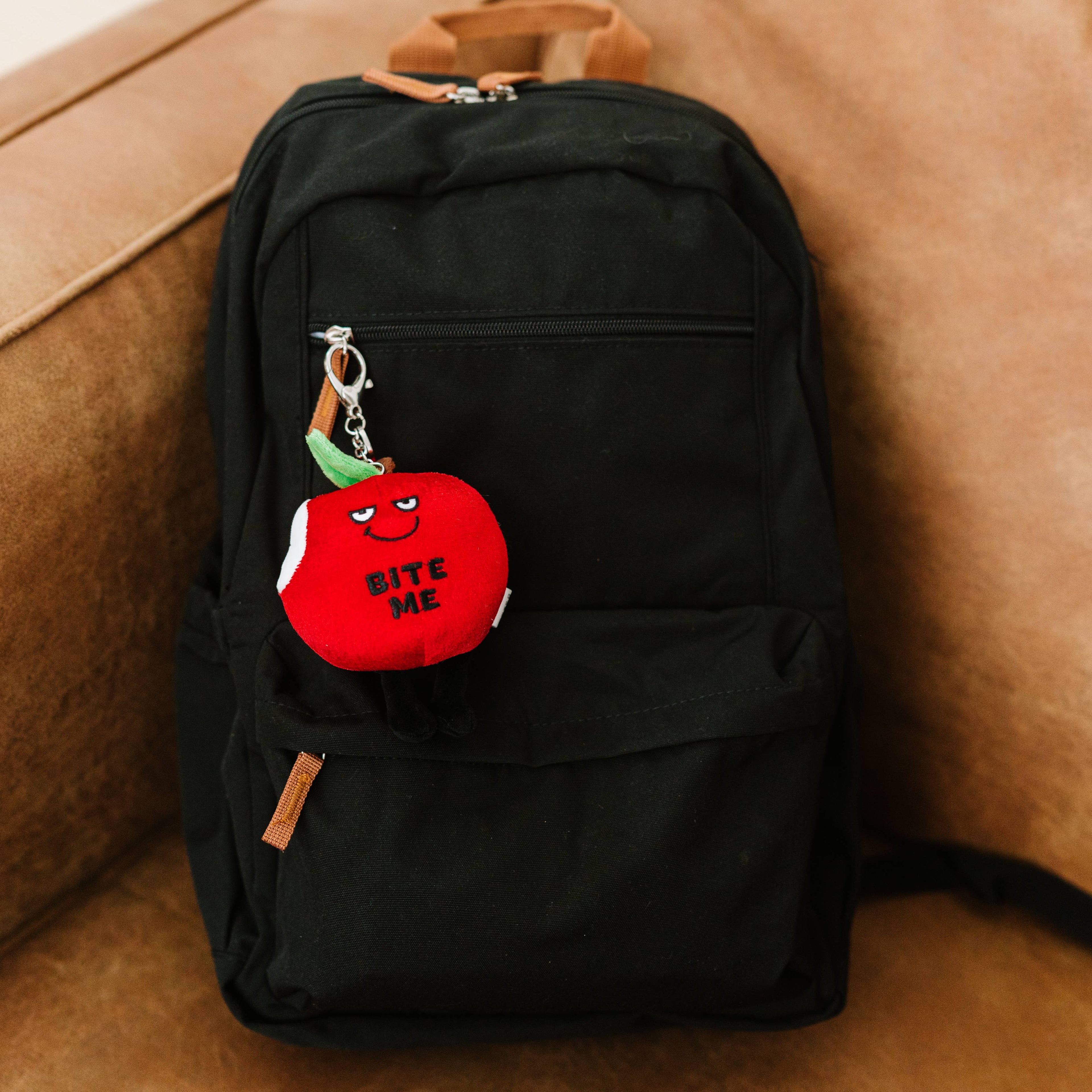 Bite Me Funny Plush Bag Charm