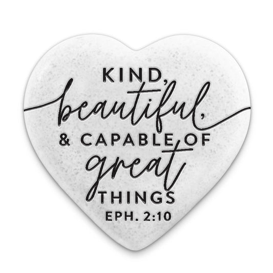 Kind, Beautiful & Capable of...Scripture Stone