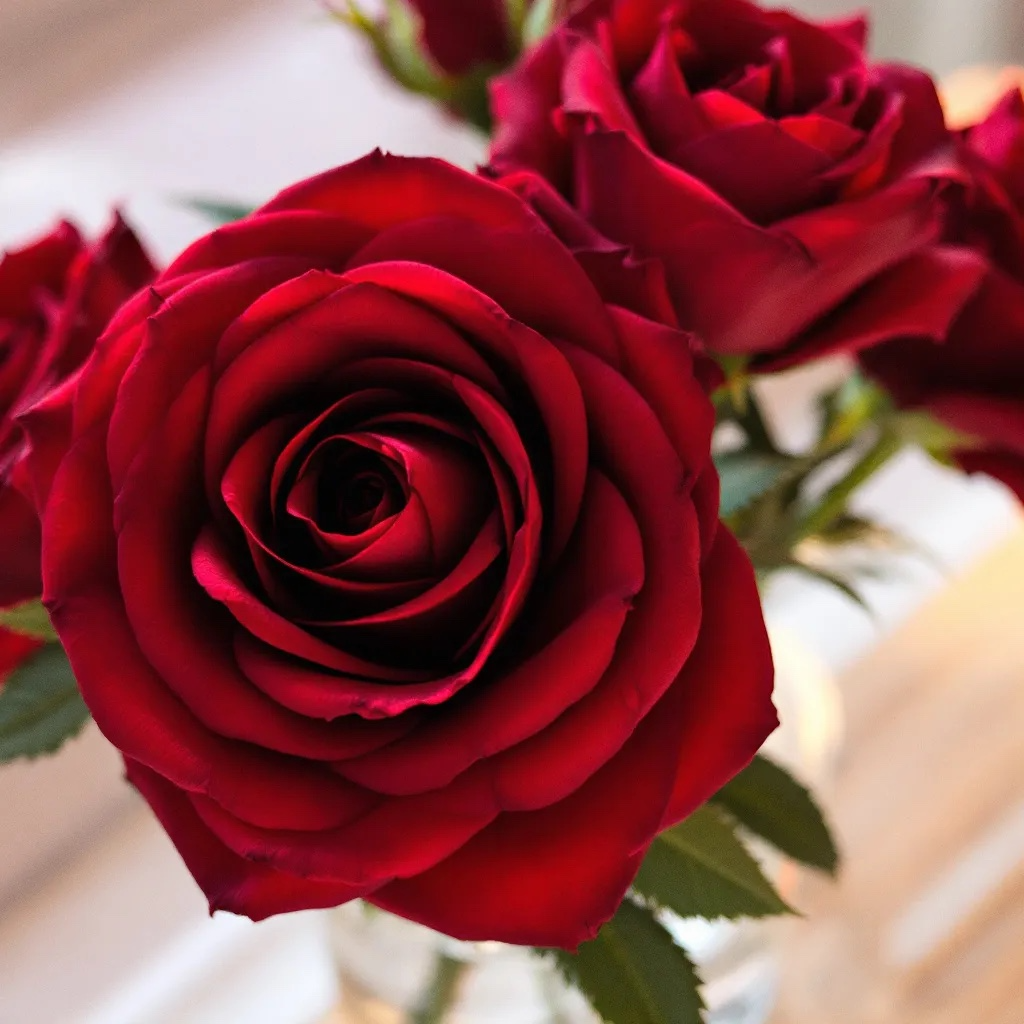 Red Floral Fresh Car Vent Clip Air Freshener