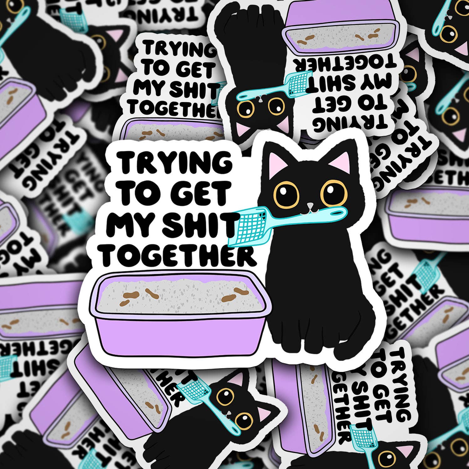 Trying To Get My Shit Together Decal