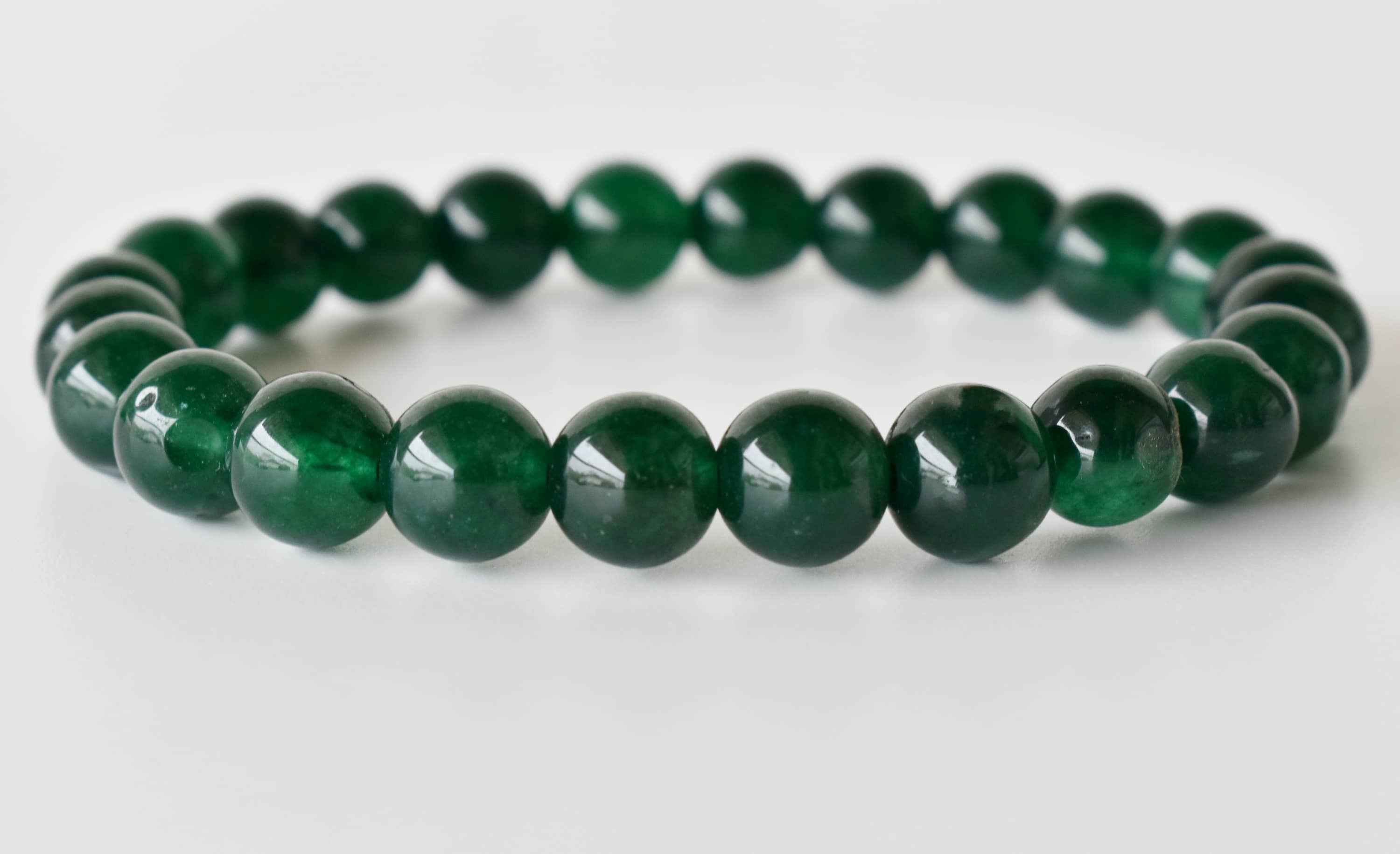 Green Jade Bracelet 8mm