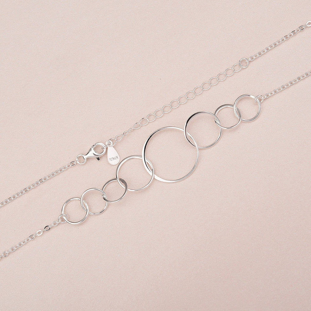 Happy 80th Birthday Sterling Silver Necklace Jewelry Set