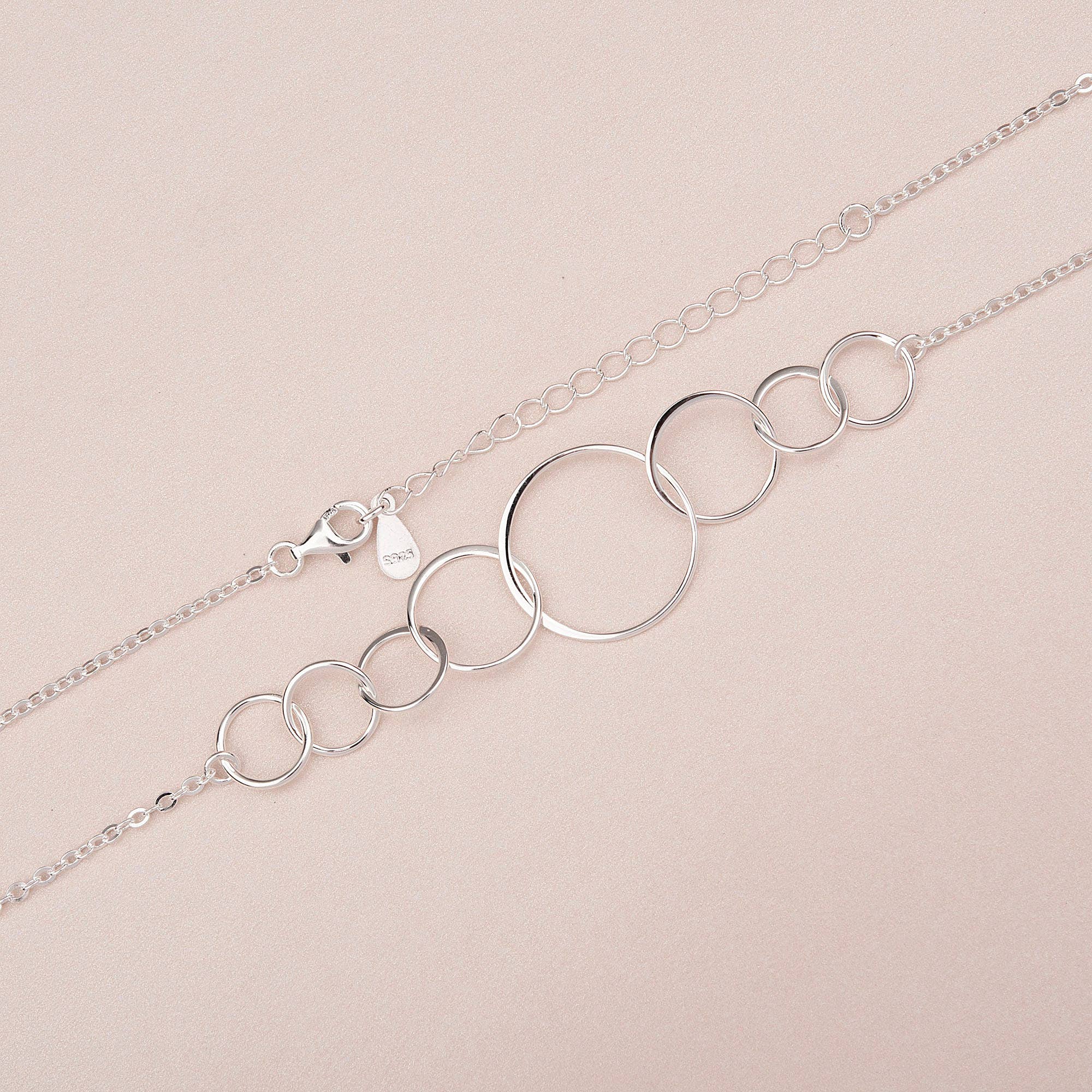Happy 80th Birthday Sterling Silver Necklace Jewelry Set
