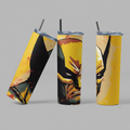 Wolverine Yellow Movie  Inspired SuperHero Tumbler
