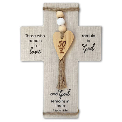 50 Years of Love Cross