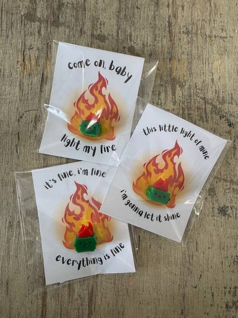 Dumpster Fire Miniature