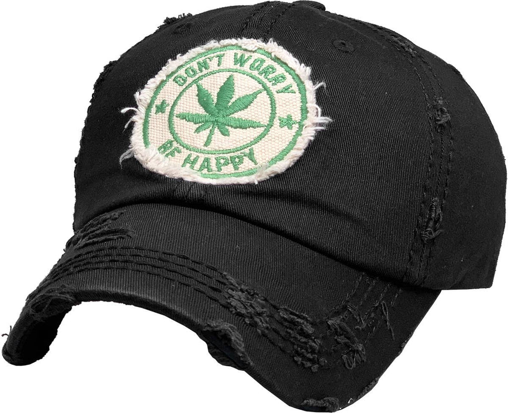 Don't Worry Be Happy Leaf Cap